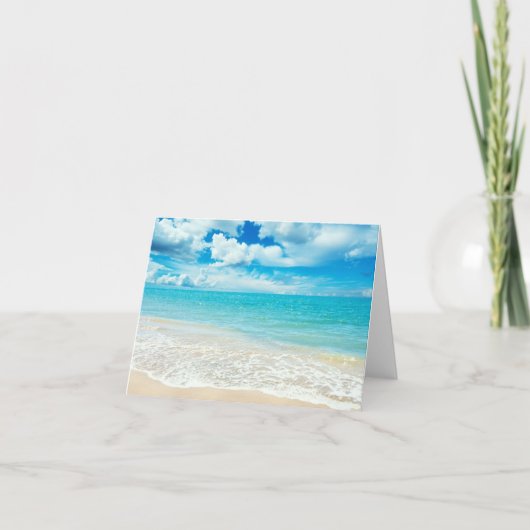 Ocean Uitzicht Note Cards Kaart (Voorkant)