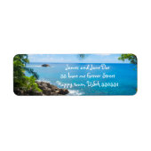 Ocean Uitzicht Return Address Labels (Voorkant)