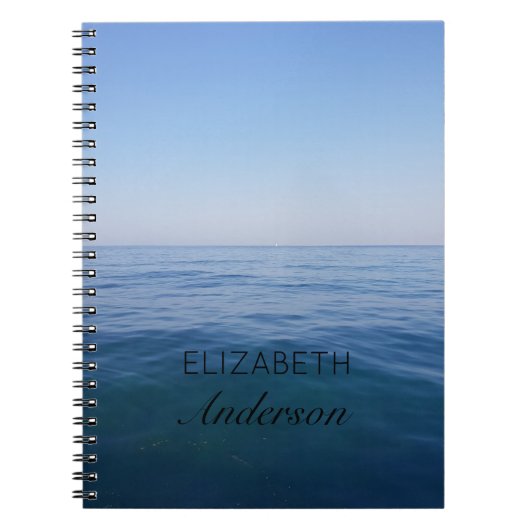 Ocean Uitzicht Zee Life Sailing Photography Notitieboek (Voorkant)