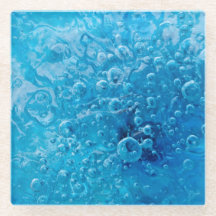 Ocean under - Abstract Blue Bubbles