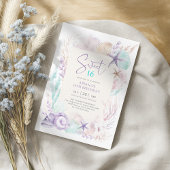 Ocean Under the Zee Mermaid Sweet 16 Verjaardag Kaart