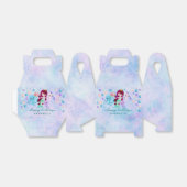 Ocean Under the Zee Zeemeermin Thema Happy Birthda Bedankdoosjes (Uitgevouwen)