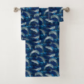 Ocean Underwater Dolphins en Fish Bad Handdoek (Insitu)