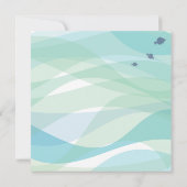 Ocean Underwater Zee Life Bat Mitzvah Uitnodiging (Achterkant)