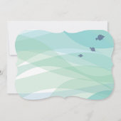 Ocean Underwater Zee Life Bat Mitzvah Uitnodiging (Achterkant)