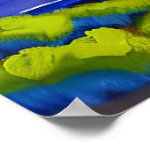 Ocean Vakantiehuis | Strand Home Kunst Poster (Hoek)