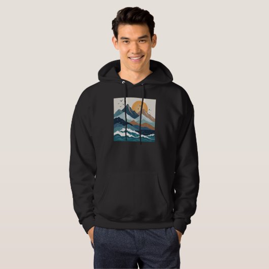 Ocean Vibe Hoodie (Voorkant volledig)