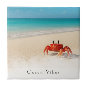 Ocean Vibes - Beach Onderzetter Tegeltje