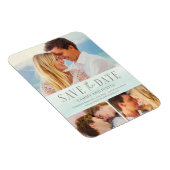 Ocean Vibes Beach Wedding Save the Date Magnet Magneet (Rechterzijde)