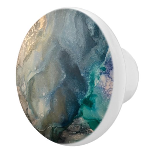 Ocean Vibes Ceramic Knob. for Dressers and Drawers Keramische Knop (Rechts)