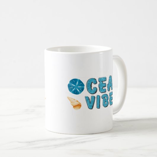 ocean vibeS COFFEE MOK BEACH DECOR MOK (Voorkant rechts)
