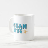 ocean vibeS COFFEE MOK BEACH DECOR MOK (Voorkant links)