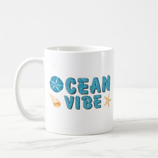 ocean vibeS COFFEE MOK BEACH DECOR MOK (Links)