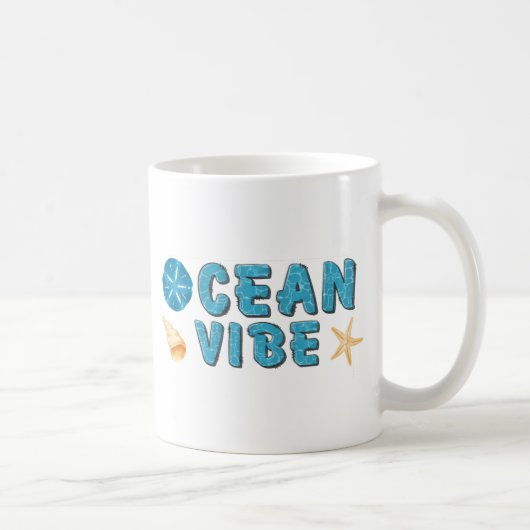 ocean vibeS COFFEE MOK BEACH DECOR MOK (Rechts)