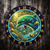 Ocean Vibes Dolphin Dartboard Charm Dartbord