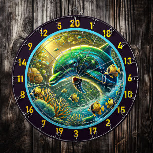 Ocean Vibes Dolphin Dartboard Charm Dartbord