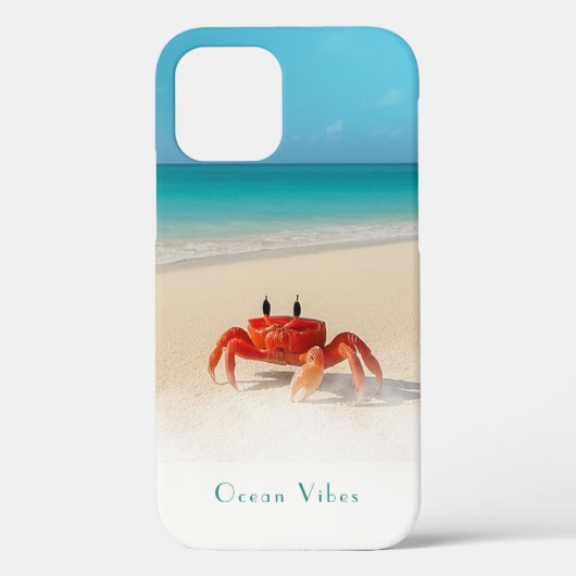 Ocean Vibes – iPhone 12 stoer Hoesje (Achterkant)