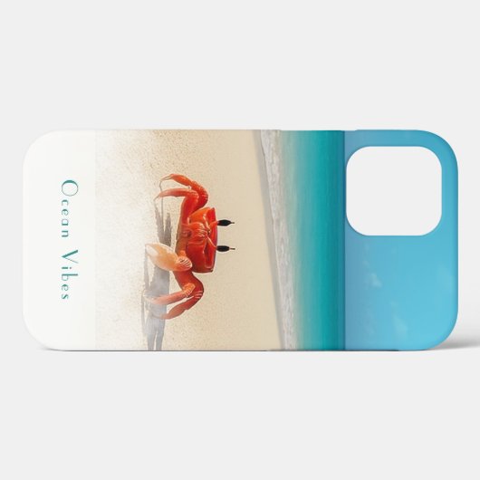 Ocean Vibes – iPhone 12 stoer Hoesje (Achterkant (horizontaal))