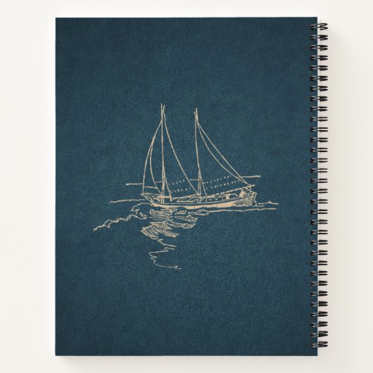Ocean Vibes Notebook – Beach Journal Notitieboek (Achterkant)