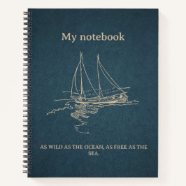 Ocean Vibes Notebook –  Beach Journal  Notitieboek