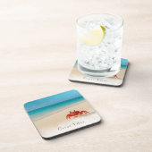 Ocean Vibes – Schattigee kurk Bier Onderzetter (Rechterzijde)