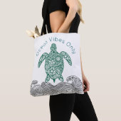 Ocean vibes, schildpad, tote bag (Dichtbij)