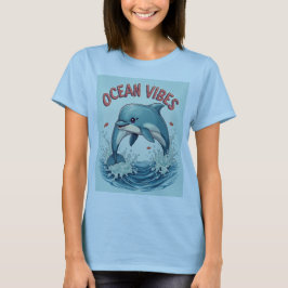 Ocean Vibes: serene en verfrissende kust T-shirt