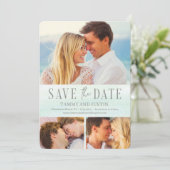 Ocean Vibes sparen de Datum Kaart (Staand voorkant)