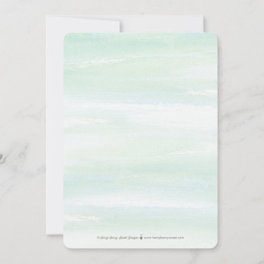 Ocean Vibes sparen de Datum Kaart (Achterkant)