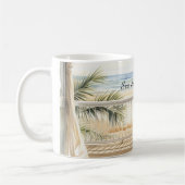 Ocean View Beach Serenity Koffiemok (Links)