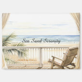 Ocean View Beach Serenity Magneet (Voorkant)