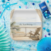 Ocean View Beach Serenity Papieren Bordje (Feest)