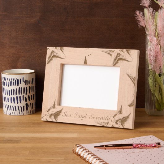 Ocean View Beach Serenity Starfish Gegraveerde Lijstjes (Links)