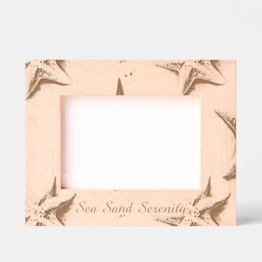 Ocean View Beach Serenity Starfish Gegraveerde Lijstjes (Voorkant)