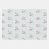 Ocean View Coast Cafe Bruidsmeisjesshower Inpakpapier Vel (Voorkant 2)