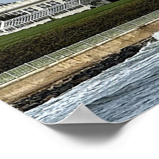 Ocean View with Home Poster (Hoek)