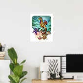 OCEAN VISIONS ZEE KUNST 16x20 POSTER (Thuiskantoor)