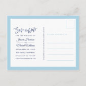 Ocean Vuurtoren Trouwkaart Save The Date Uitnodiging Briefkaart (Achterkant)