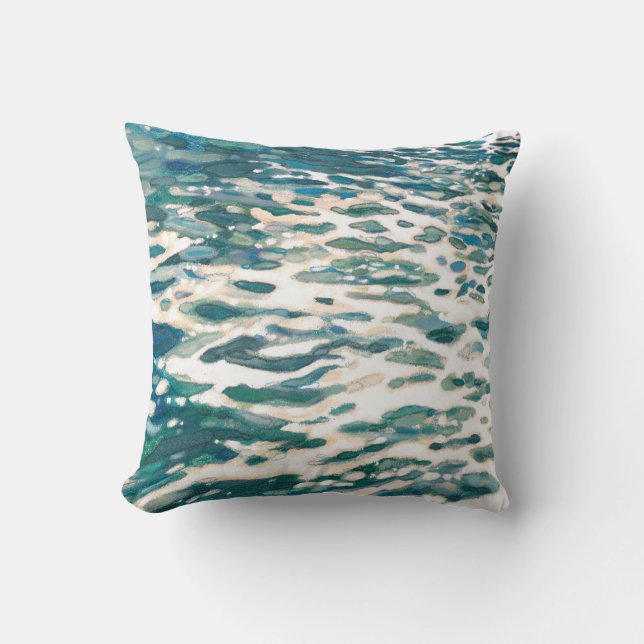 Ocean Wake Surf Beach Decor Pillow door Juul Kussen (Voorkant)