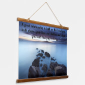 Ocean Walkway gemaakt van rotsen Hangend Wandkleed (Gebogen)