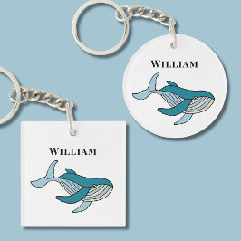 Ocean Walvis kinderen Sleutelhanger