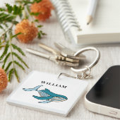 Ocean Walvis kinderen Sleutelhanger (Voorkant Rechts)