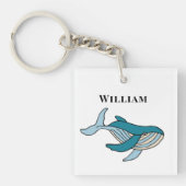 Ocean Walvis kinderen Sleutelhanger (voorkant)