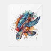 Ocean Wanderer Fleece Deken (Voorkant)