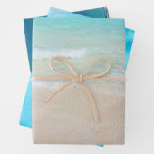 Ocean Water Beach Blue Zee Inpakpapier Vel (In situ)