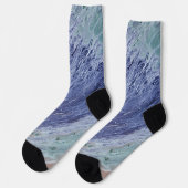 Ocean Water Painted Art Cozy Socks Sokken (Links)