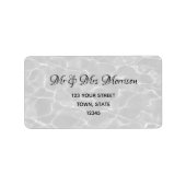 Ocean Water Return-adres Etiket (Voorkant)