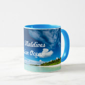 Ocean Water Uitzicht Maldiven Indische Oceaan Mok (Voorkant rechts)