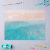 Ocean Waterverf Abstract 17x23 ontkoppeling Tissuepapier (Craft)