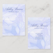 Ocean Waterverf Handgemaakte Sieraden Oorbel Displ Visitekaartje (Voorkant / Achterkant)